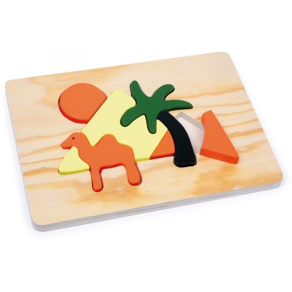 Puzzle à assembler - Pyramide - 2/4 ans