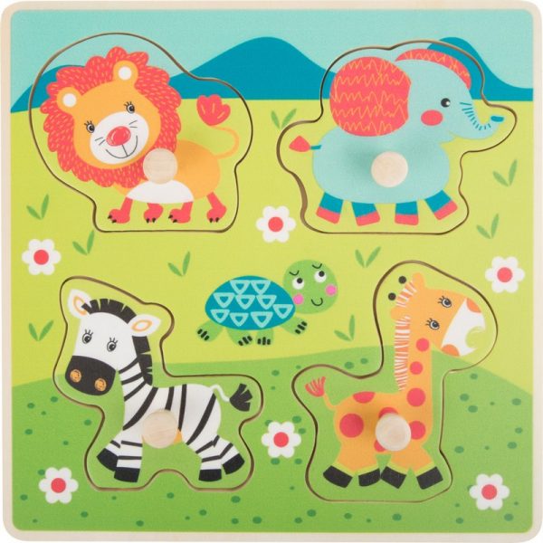 Puzzle à encastrer - Safari - 1/3 ans