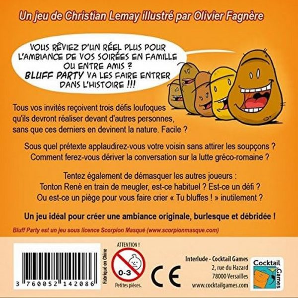 Bluff Party - Orange - 12/99 ans – Image 3